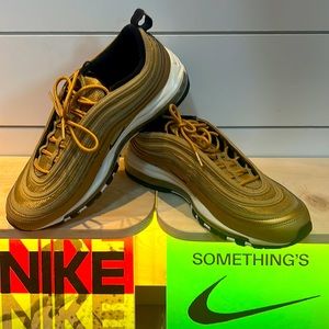Nike air max 97 og qs 10.5 metallic gold 2017 “golden bullet”